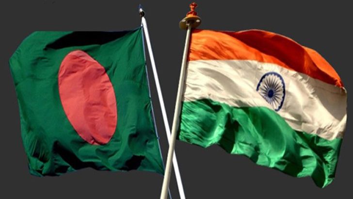 বাংলাদেশ ও ভারতের পতাকা