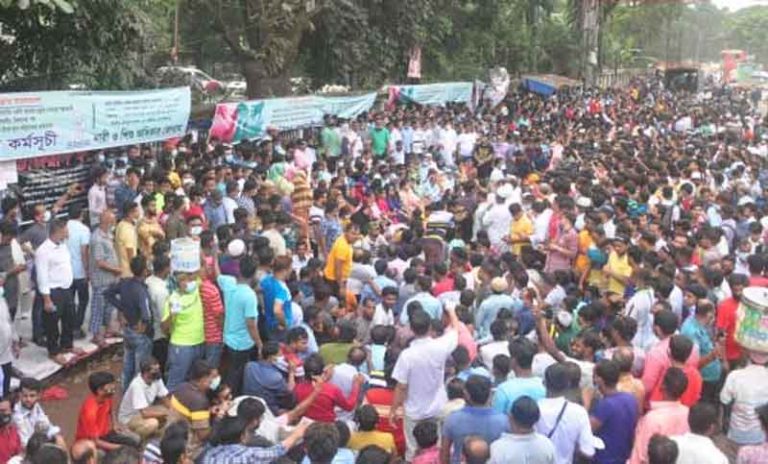 নারী ও শিশু অধিকার ফোরামের ধর্ষণবিরোধী কর্মসূচি