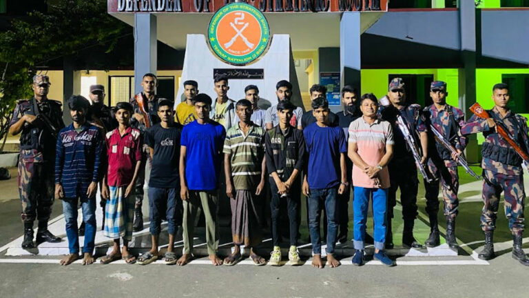 টেকনাফে পাচারকারীদের আস্তানা থেকে ১৪ জন উদ্ধার