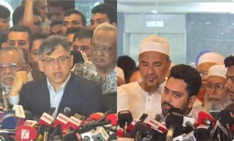ইউনূসের সঙ্গে বৈঠকে তর্কে জড়ায় বিএনপি ও এনসিপি