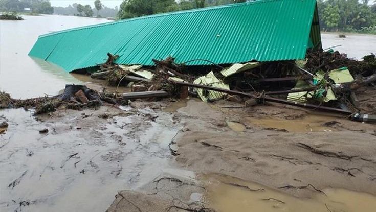 ফেনীতে বন্যা পরিস্থিতি: নামছে পানি, বাড়ছে ভোগান্তি