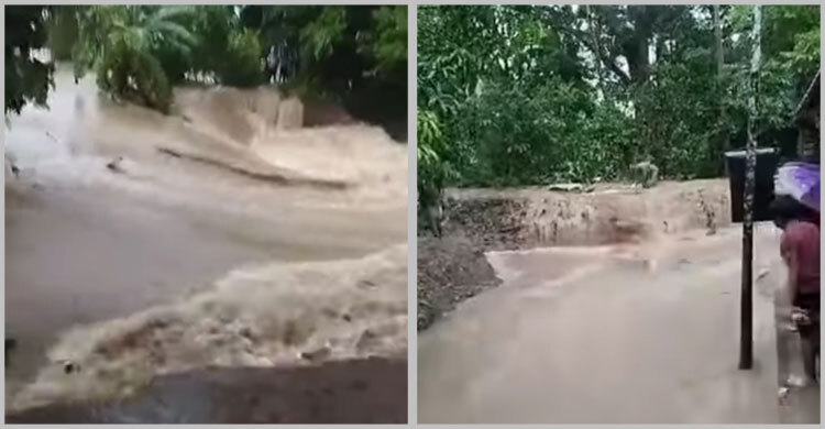 ফেনীতে বেড়িবাঁধে ভাঙন, প্লাবিত হচ্ছে নিম্নাঞ্চল